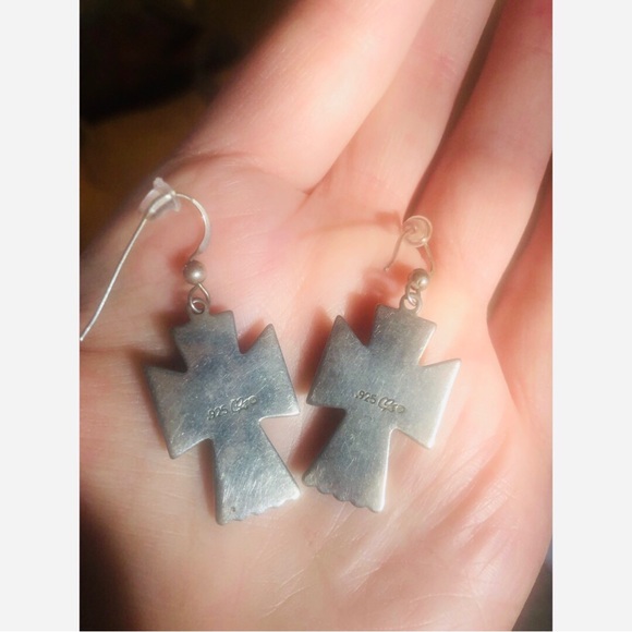 Sterling Silver & Turquoise Earrings! - Picture 4 of 7